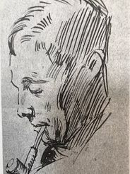 Self Portrait (1927) by AJ Munnings (Lamorna Birch Estate)