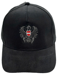 KA00-27 Stick Austria; Schwarze Kappe, black cappy, schwarze cappy, schwarze cappie; Austria; Austria kappw