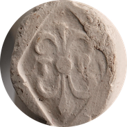 (Dubbele) Fleur de lis met T en P