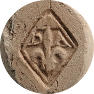 Fleur de Lis met D en A