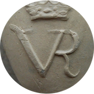 VR monogram gekroond