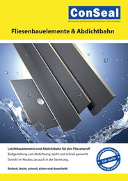 Prospekt - Fliesenbauelemente & Abdichtbahn