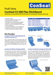 Prospekt CS 580 Flex-Dichtband