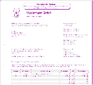 PC/GEOS - GeoWrite Warenrechnung