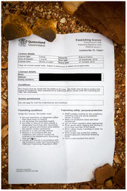 Queensland, Outback, Australische Opale, Schürflizenz, Opal Fossicking Licence