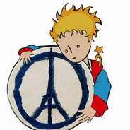 Facebookbild - Symbol nach Terroranschlägen in Paris, 2015