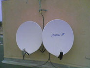 installation antenne satellite collective réception astra 19] et hotbird 13°