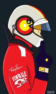 Sebastián Vettel by Muneta & Cerracín