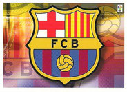 CROMO DE FÚTBOL - ESPAÑA - CAMPEONATO NACIONAL DE LIGA - 2.007/2.008 - ESCUDO - F.C. BARCELONA - Nº 19 (EDICIONES ESTADIO) (NUEVO) 0,50€.