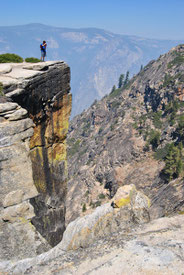 Aussicht im Yosemite im westen der USA