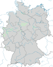 Verbreitung des Seidensängers in Deutschland.
