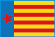 Banderas Estrelada Esquerra Valenciana don bandera