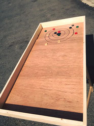 jeu en bois ludigo palet pétanque curling