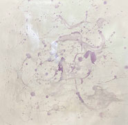 2nd : The lonely one in autumn / ink, pencil on Japanese paper (Otrinoko Shi) / 57cm x 57cm