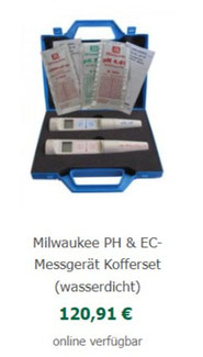 Milwaukee PH & EC-Messgerät Kofferset (wasserdicht)