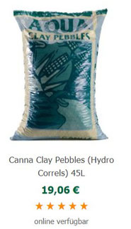 Canna Clay Pebbles (Hydro Correls) 45L