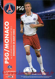 Programme  PSG-Monaco  2003-04