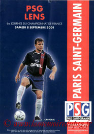 Programme  PSG-Lens  2001-02