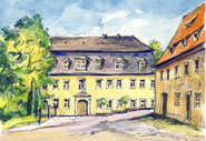 Schloss Maxen - Bild/Aquarell: (c) Steffen Gröbner