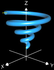 3D Galileo-Spirale als Rohr