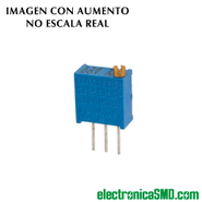 Potenciometro Precisión 1/4W Trimpot Placa Electronica Electronico Guatemala ElectronicaSMD