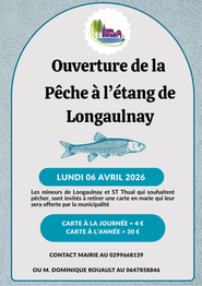 Ouverture de la pêche à compter du 06 04 2026