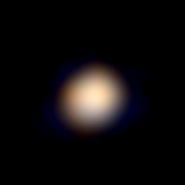 9. April 2015 Erstes Farbbild Plutos (New Horizons)