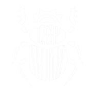 Logo du groupe vocal Les Goules Poly, scarabée