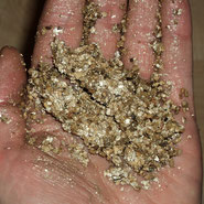 Vermiculit bei idealer Feuchtigkeit