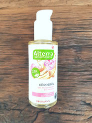 Alterra Körperöl Bio Mandel Pfingstrose Naturkosmetik Healthlove vegan