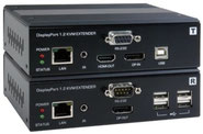 DP1.2/USB2.0 over IP CAT6/MMF/SMF延長器