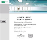 Contor-Regio Software zur Analyse von Standorten