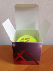 Tennisball verpackung, 1er Tennisballverpackung, Verpackung Tennisball, Einzelverpackung Tennis, Tennisverpackung