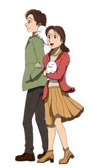 Dallyさんとカップルイラスト