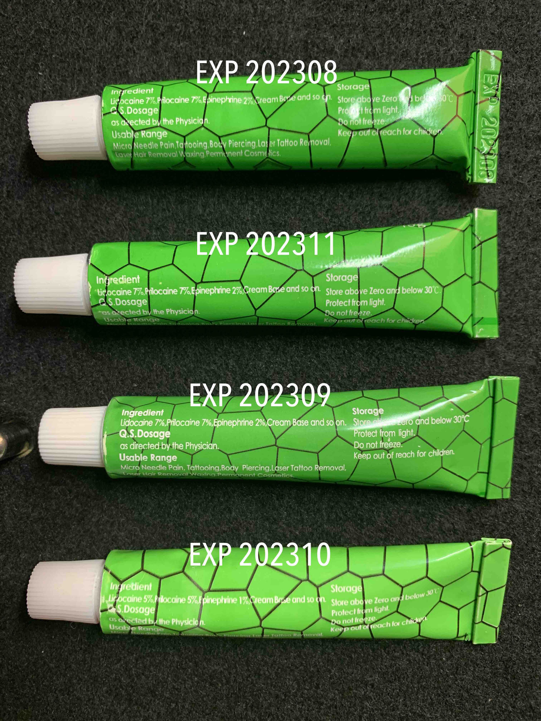 Achtung! TKTX FAKE Creme im Handel Schmerzfrei Tattoo