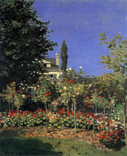 Claude Monet, Garden and Flowers at Sainte-Adresse, Paris, Musée d'Orsay