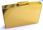 goldene Geschenkbox