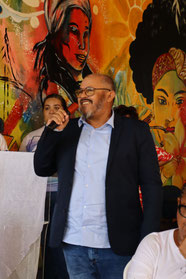 Jose Gomes président DPAC Fronteira prend la parole.