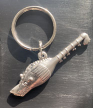 Porte-clefs Dragon traditionnel du Doudou en étain - 20€