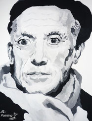 PABLO PICASSO (in Acrylfarbe) by L.A. Kovac´