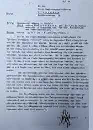 6.7.1954 Schreiben des damaligen Bürgermeisters an den RP