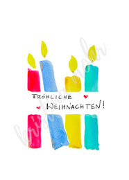 Fröhliche Weihnachten Tusche kristina Mohr