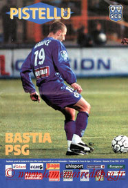 Programme  Bastia-PSG  2003-04