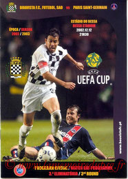 Programme  Boavista-PSG  2002-03
