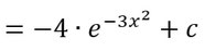 Lösung der 2. Beispielaufgabe zur Integration durch Substitution