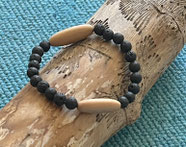 Lavastein Armbänder mit Zirbe