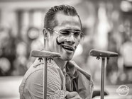 Raul Clown Bresilien pesctacle feria nimes gard davcsl acrobate humour