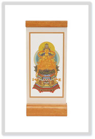 古染スタンド掛軸　大日如来