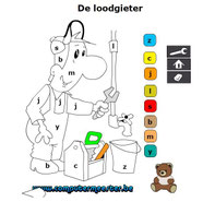 letterkleurplaat computermeester