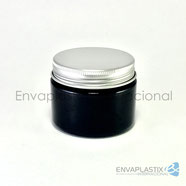 Pomadera de vidrio ambar 50gr, frascos de vidrio para cremas